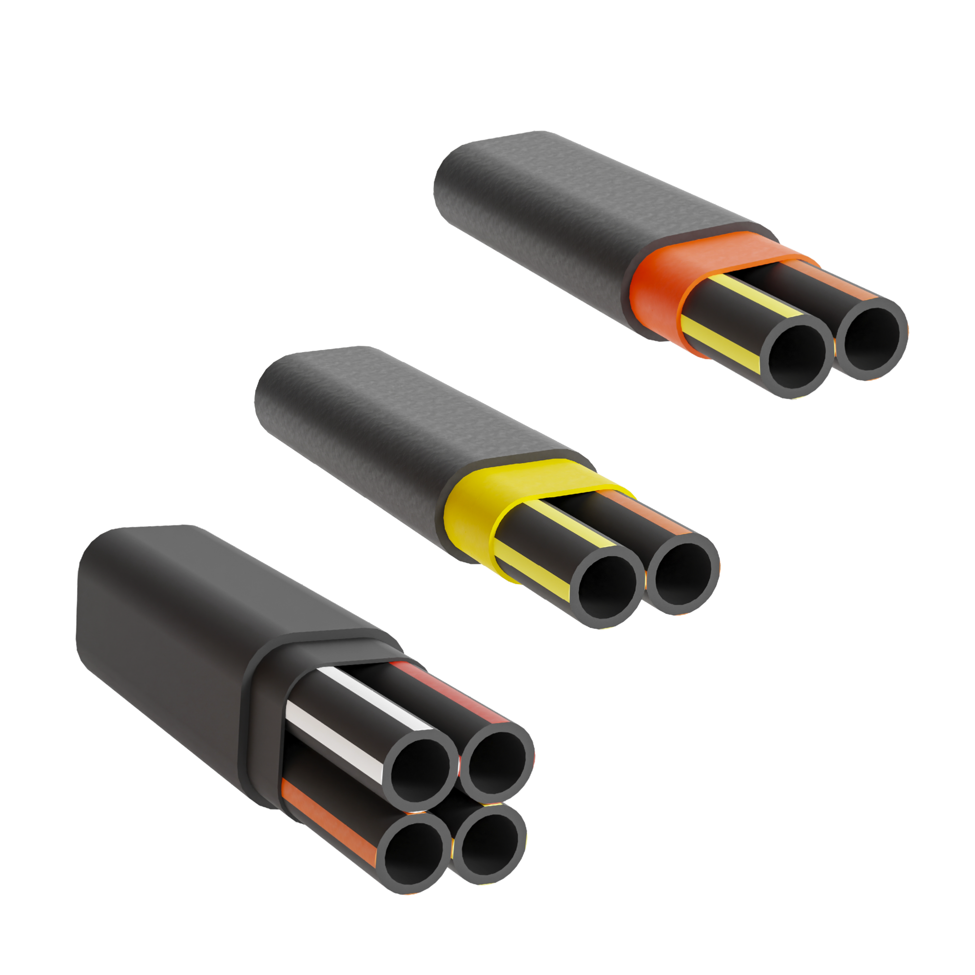 Micro Duct Rod Thick Wall Duct: Microduct Assembly, Heavy-duty, 16/12 mm with Tracer.
