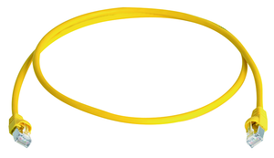 100007977 Patch Cord Cat.6A MP8 FS 500 LSZH-1,0 m, yellow- previously L00000A0085