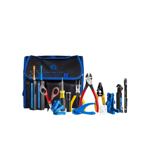 TK-161: Fiber Prep Kit with Connector Cleaners, Visual Fault Locator+, Jonard