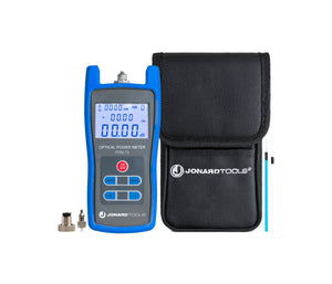 FPM-70: Fiber Optic Power Meter (-70 to +6 dBm) with FC/SC/LC Adapters, Jonard