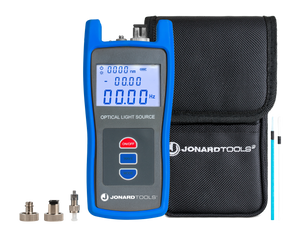FLS-50: Fiber Optic Light Source with FC/SC/LC Adapters, Jonard