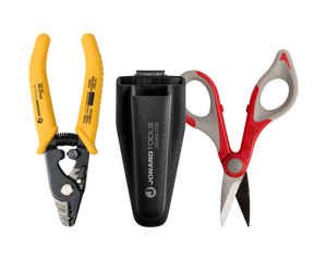 TK-350: Fiber Stripper & Kevlar® Shears Kit, Molded Pouch, Jonard